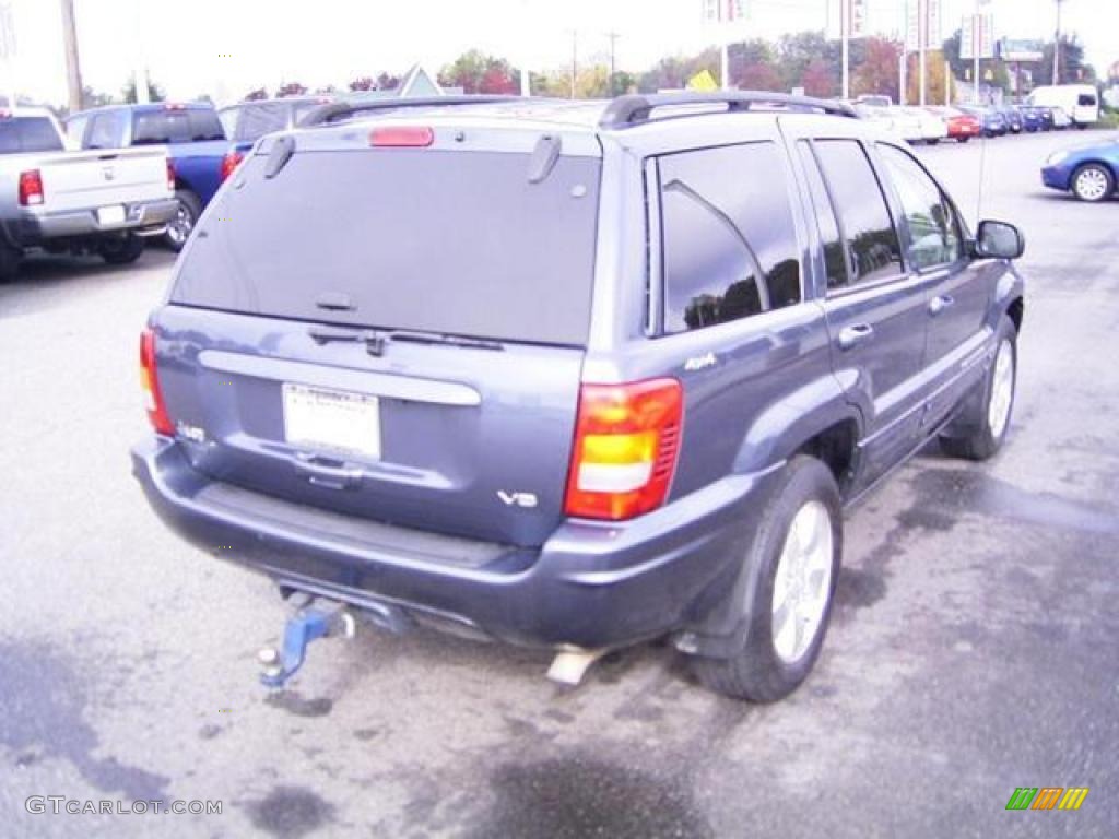 2001 Grand Cherokee Limited 4x4 - Steel Blue Pearl / Sandstone photo #4