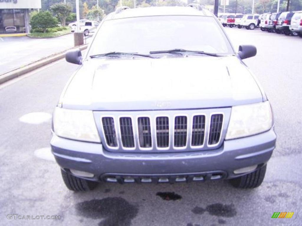 2001 Grand Cherokee Limited 4x4 - Steel Blue Pearl / Sandstone photo #6