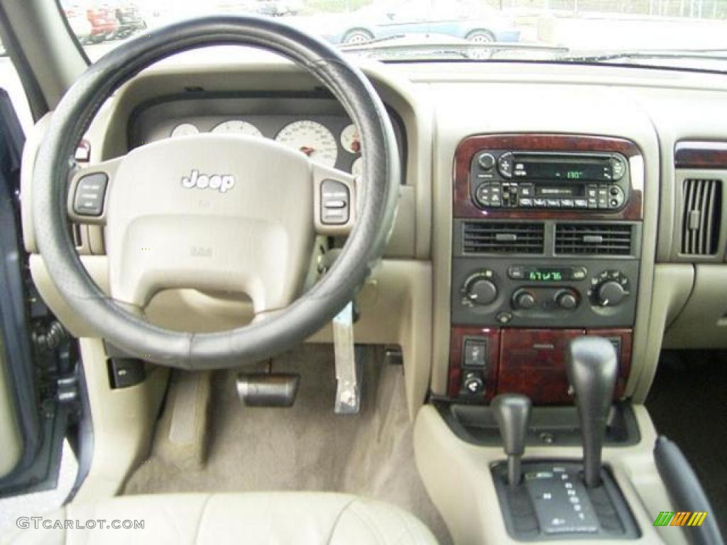 2001 Grand Cherokee Limited 4x4 - Steel Blue Pearl / Sandstone photo #20