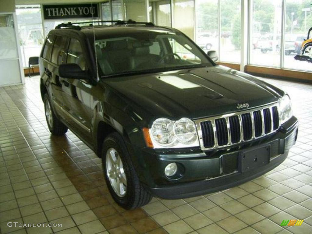 2005 Grand Cherokee Limited 4x4 - Deep Beryl Green Pearl / Medium Slate Gray photo #11