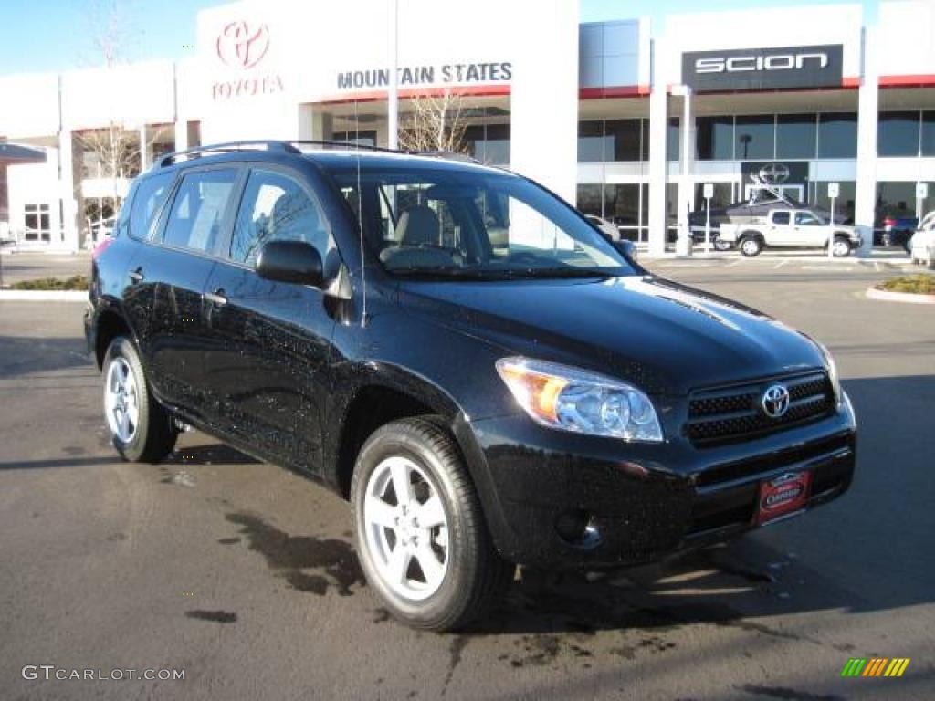 2007 RAV4 4WD - Black / Ash Gray photo #1