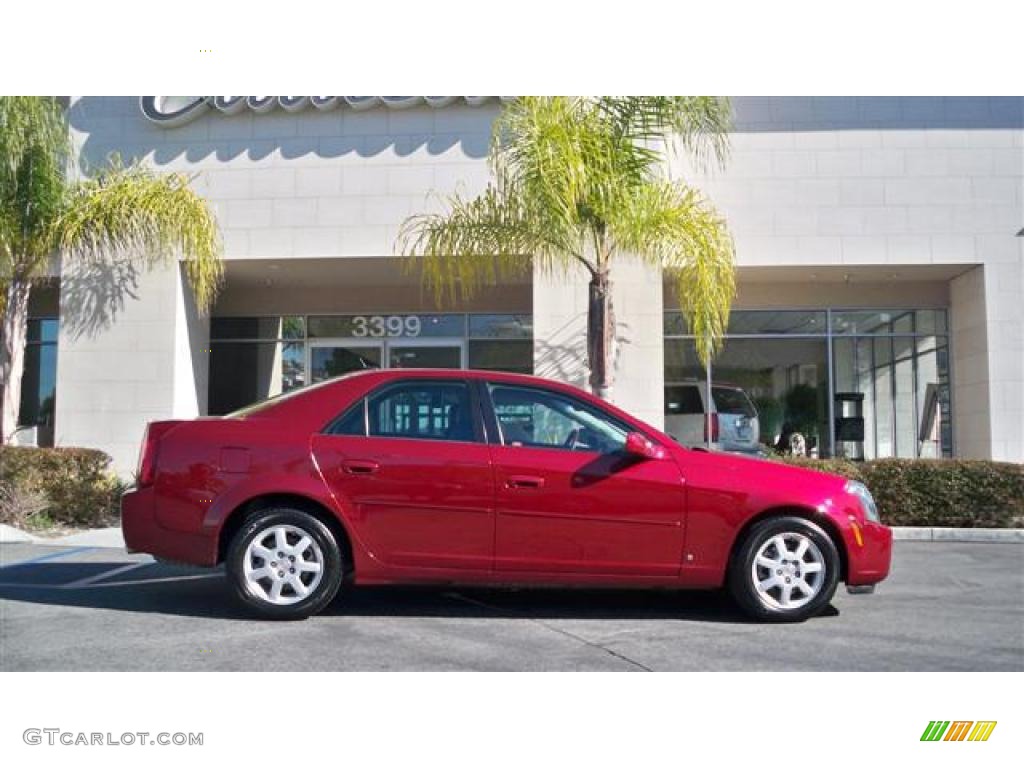 2007 CTS Sedan - Infrared / Ebony photo #33