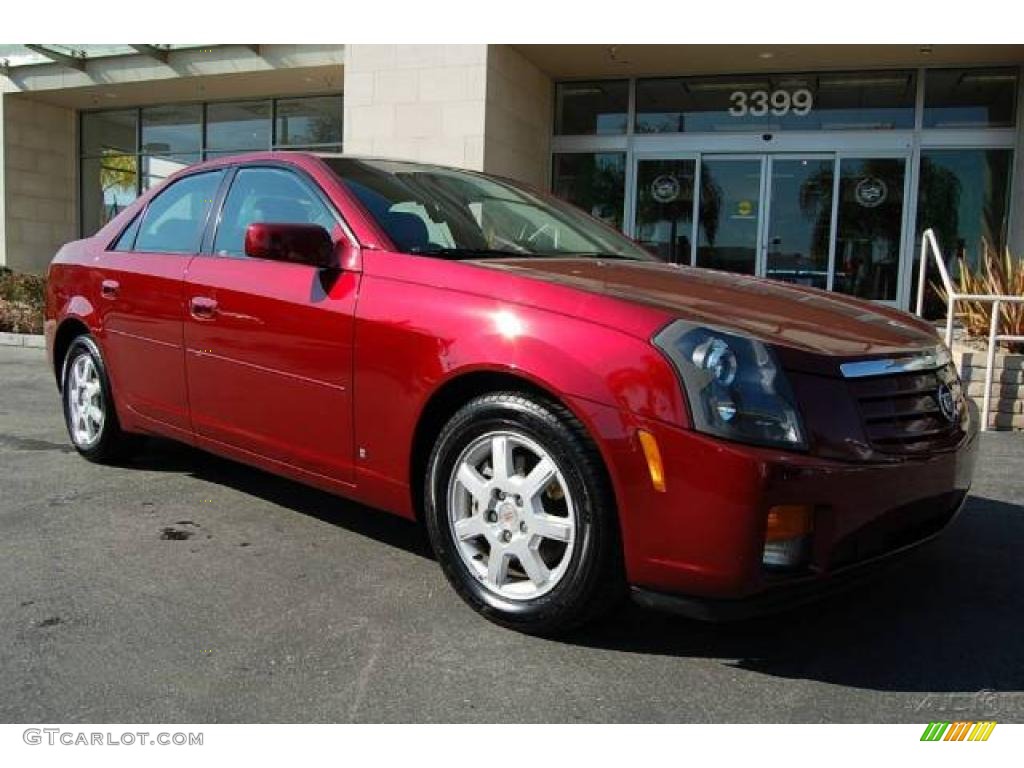 2007 CTS Sedan - Infrared / Ebony photo #37