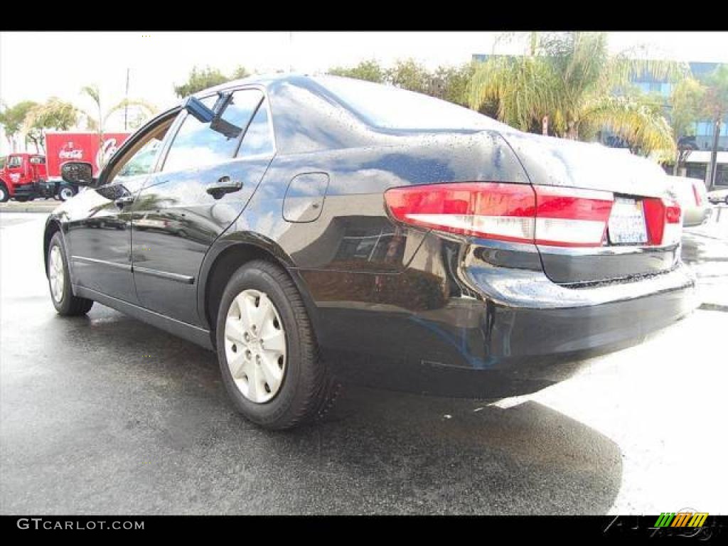 2003 Accord LX Sedan - Nighthawk Black Pearl / Ivory photo #83