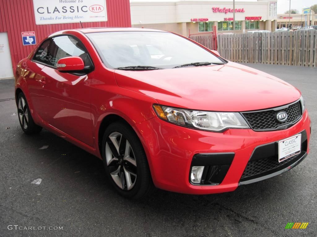 2010 Forte Koup SX - Racing Red / Black Sport photo #2