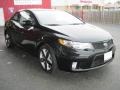 2010 Ebony Black Kia Forte Koup SX  photo #2