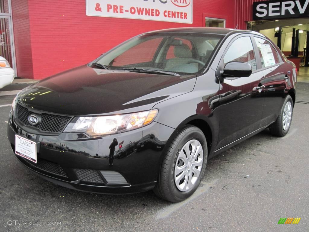 2010 Forte LX - Ebony Black / Stone photo #1