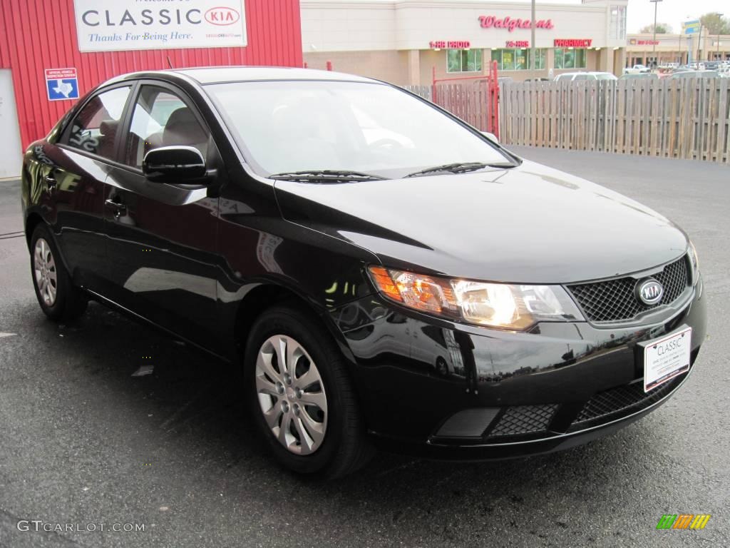 2010 Forte LX - Ebony Black / Stone photo #2