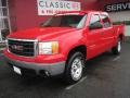 2008 Fire Red GMC Sierra 1500 SLE Crew Cab 4x4  photo #1