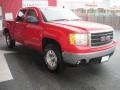 2008 Fire Red GMC Sierra 1500 SLE Crew Cab 4x4  photo #2