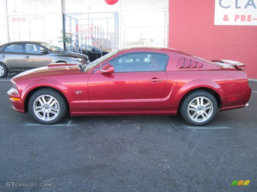 2006 Mustang GT Premium Coupe - Torch Red / Red/Dark Charcoal photo #3