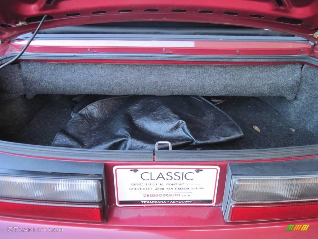 1993 Mustang LX Convertible - Electric Red Metallic / Red photo #7