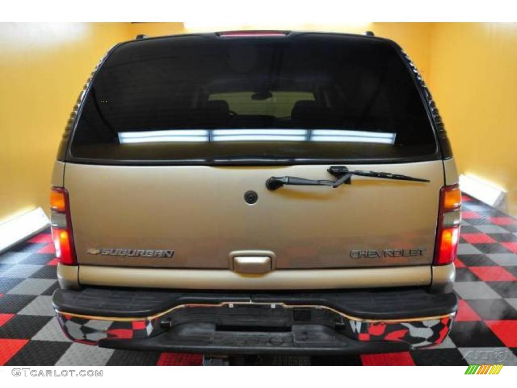 2003 Suburban 1500 LT 4x4 - Light Pewter Metallic / Tan/Neutral photo #5