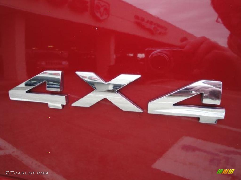 2007 Ram 3500 SLT Quad Cab 4x4 Dually - Inferno Red Crystal Pearl / Medium Slate Gray photo #12