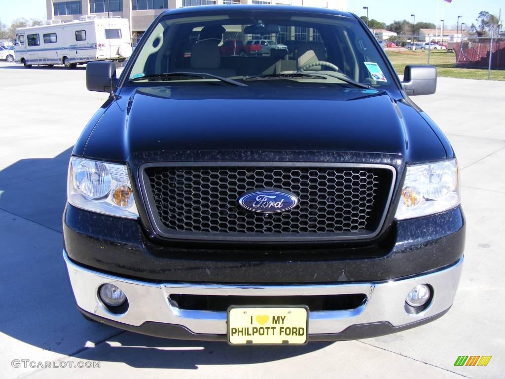 2006 F150 XLT SuperCrew - Black / Tan photo #3