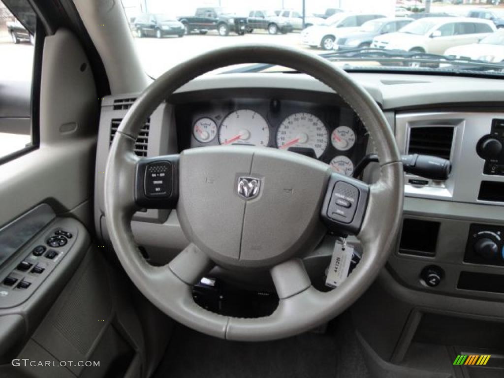 2007 Ram 3500 SLT Quad Cab 4x4 Dually - Inferno Red Crystal Pearl / Medium Slate Gray photo #30