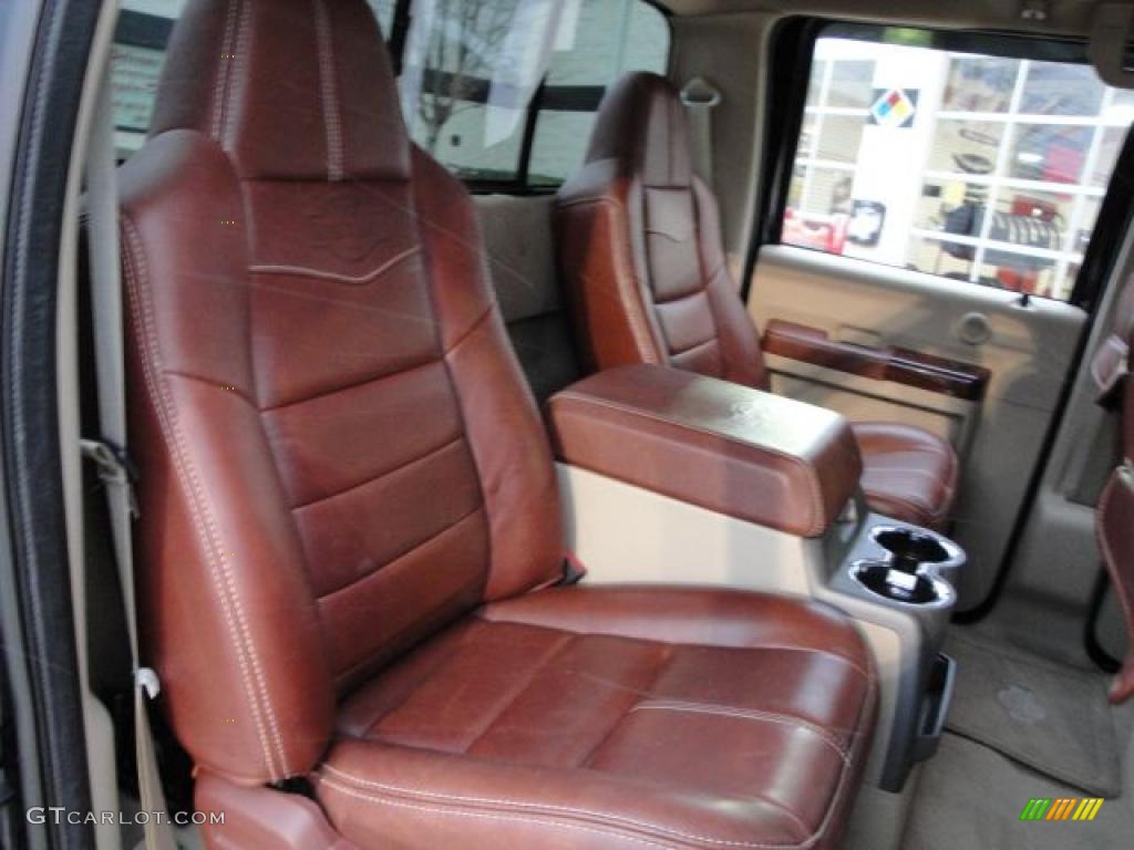 2008 F250 Super Duty King Ranch Crew Cab 4x4 - Black / Camel/Chaparral Leather photo #18
