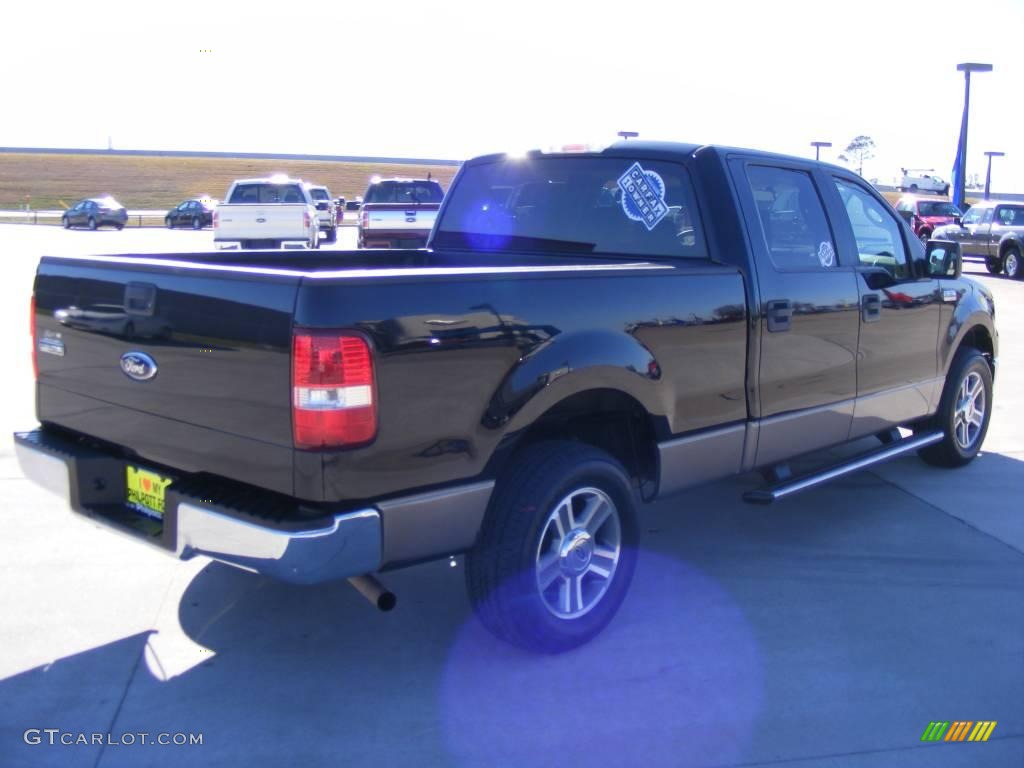 2006 F150 XLT SuperCrew - Black / Tan photo #6