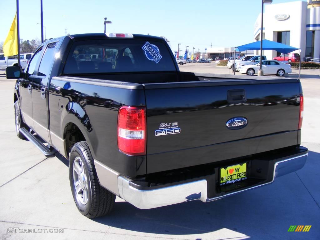 2006 F150 XLT SuperCrew - Black / Tan photo #8