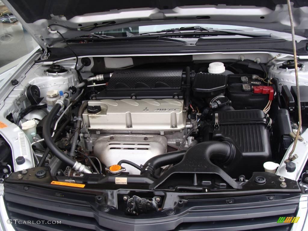 2007 Galant SE - Liquid Silver Metallic / Black photo #24