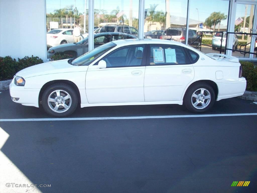 2005 Impala LS - White / Medium Gray photo #2