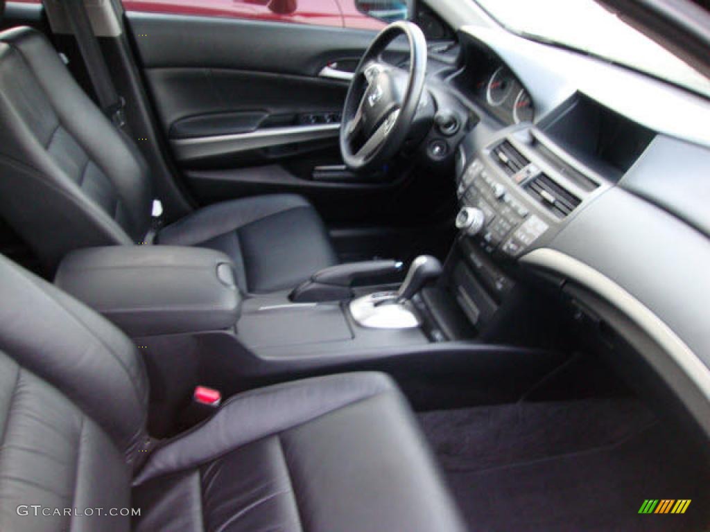 2009 Accord EX-L V6 Sedan - Crystal Black Pearl / Black photo #5