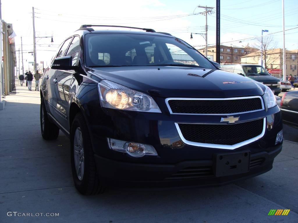 2010 Traverse LT AWD - Dark Blue Metallic / Dark Gray/Light Gray photo #1