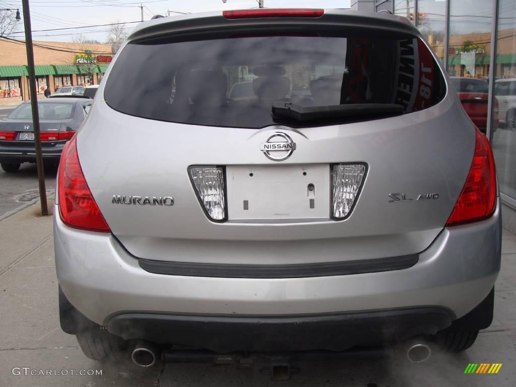 2003 Murano SL AWD - Sheer Silver Metallic / Charcoal photo #5