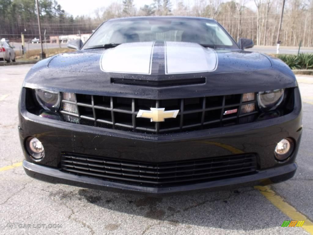 2010 Camaro SS/RS Coupe - Black / Gray photo #8