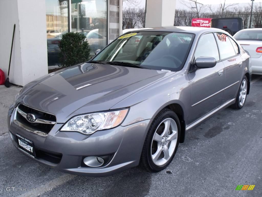 2009 Legacy 2.5i Sedan - Quartz Silver Metallic / Off Black photo #1