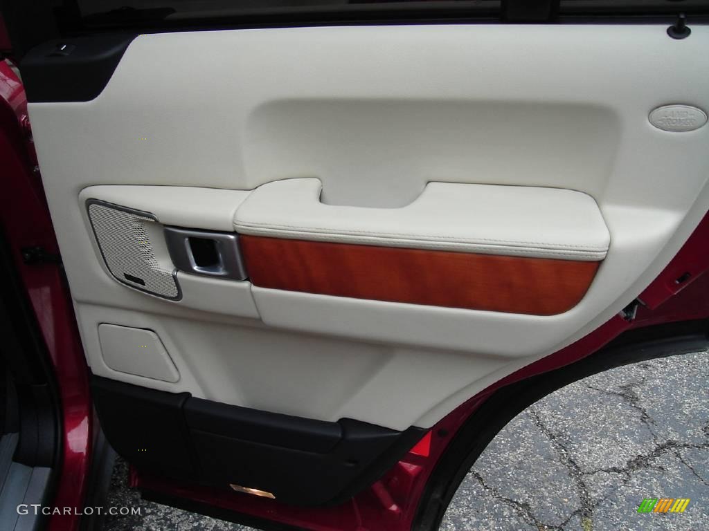 2008 Range Rover V8 HSE - Rimini Red Metallic / Ivory photo #19
