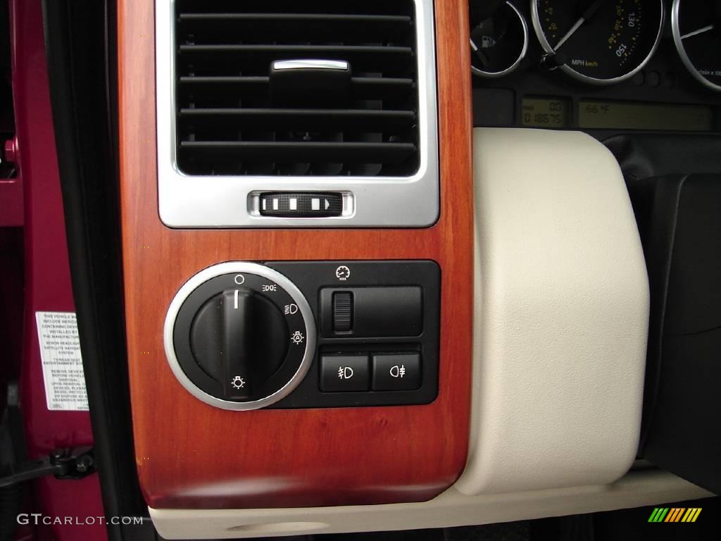 2008 Range Rover V8 HSE - Rimini Red Metallic / Ivory photo #30