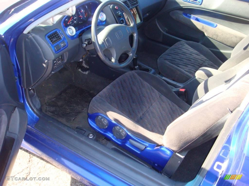 2000 Civic Si Coupe - Electron Blue Pearl / Dark Gray photo #20
