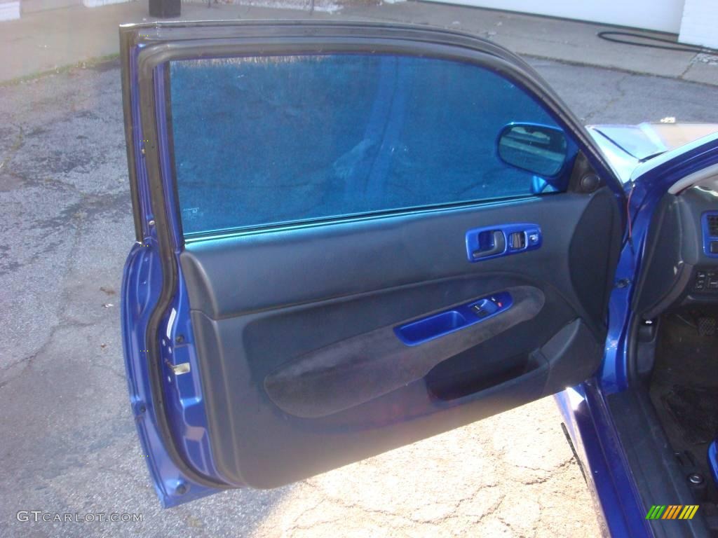 2000 Civic Si Coupe - Electron Blue Pearl / Dark Gray photo #25