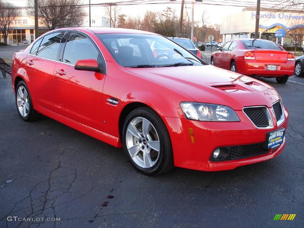 2009 G8 GT - Liquid Red / Onyx/Red photo #3
