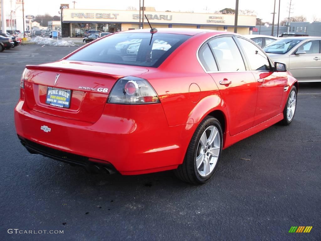 2009 G8 GT - Liquid Red / Onyx/Red photo #4