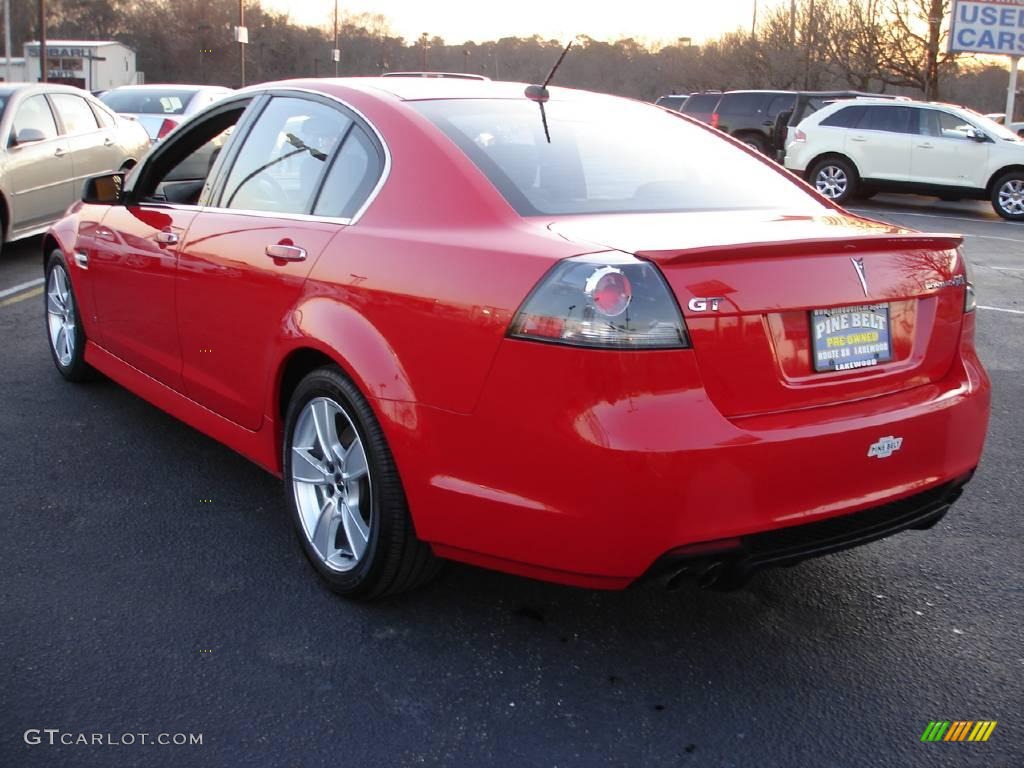 2009 G8 GT - Liquid Red / Onyx/Red photo #6