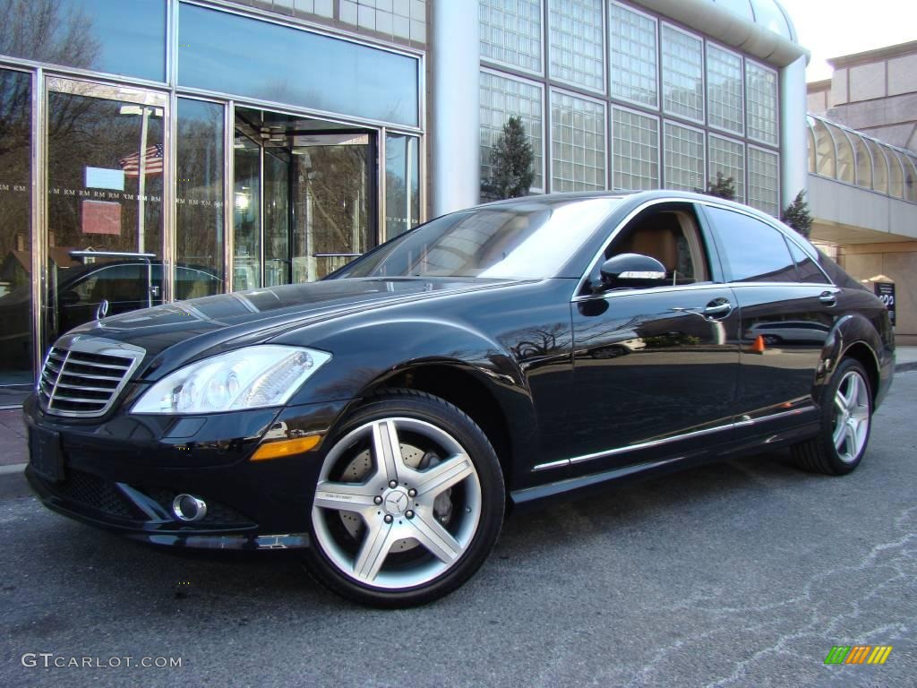 2008 S 550 4Matic Sedan - Black / Cashmere/Savanna photo #1