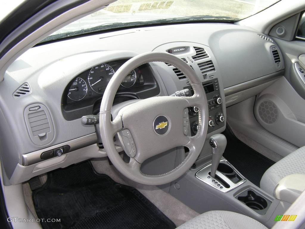 2006 Malibu LT V6 Sedan - Silverstone Metallic / Titanium Gray photo #7