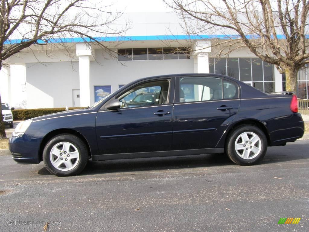 2005 Malibu LS V6 Sedan - Dark Blue Metallic / Gray photo #3