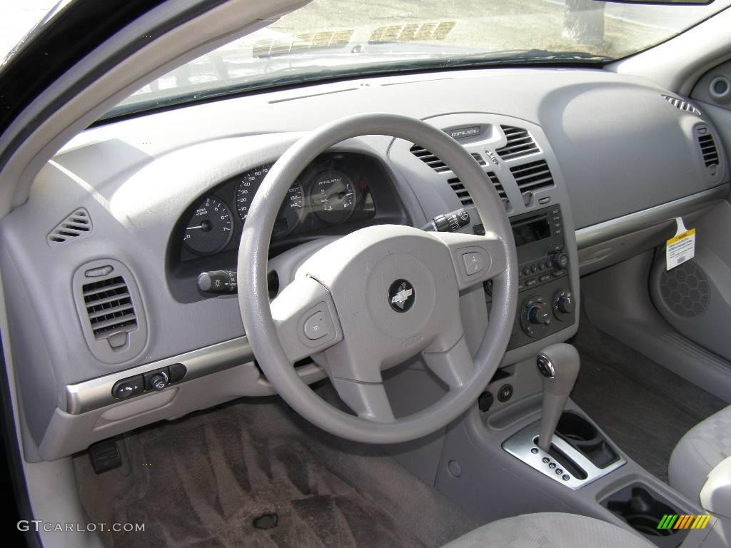 2005 Malibu LS V6 Sedan - Dark Blue Metallic / Gray photo #7