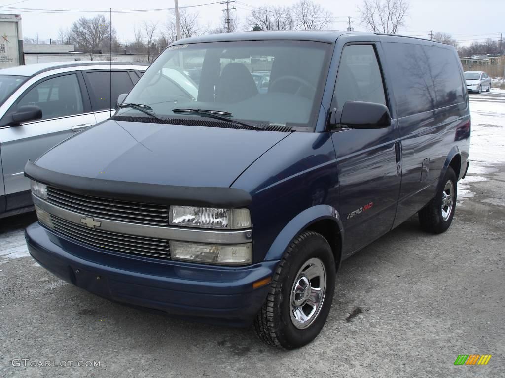 1999 Astro Cargo Van - Medium Cadet Blue Metallic / Blue photo #1