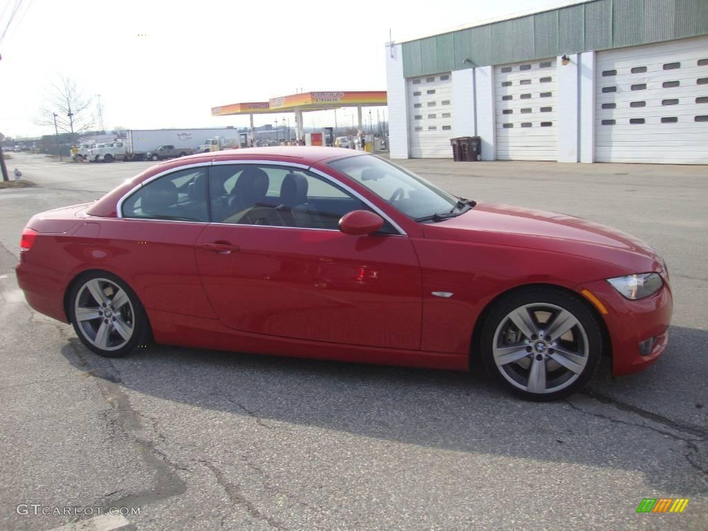 2007 3 Series 335i Convertible - Crimson Red / Black photo #6