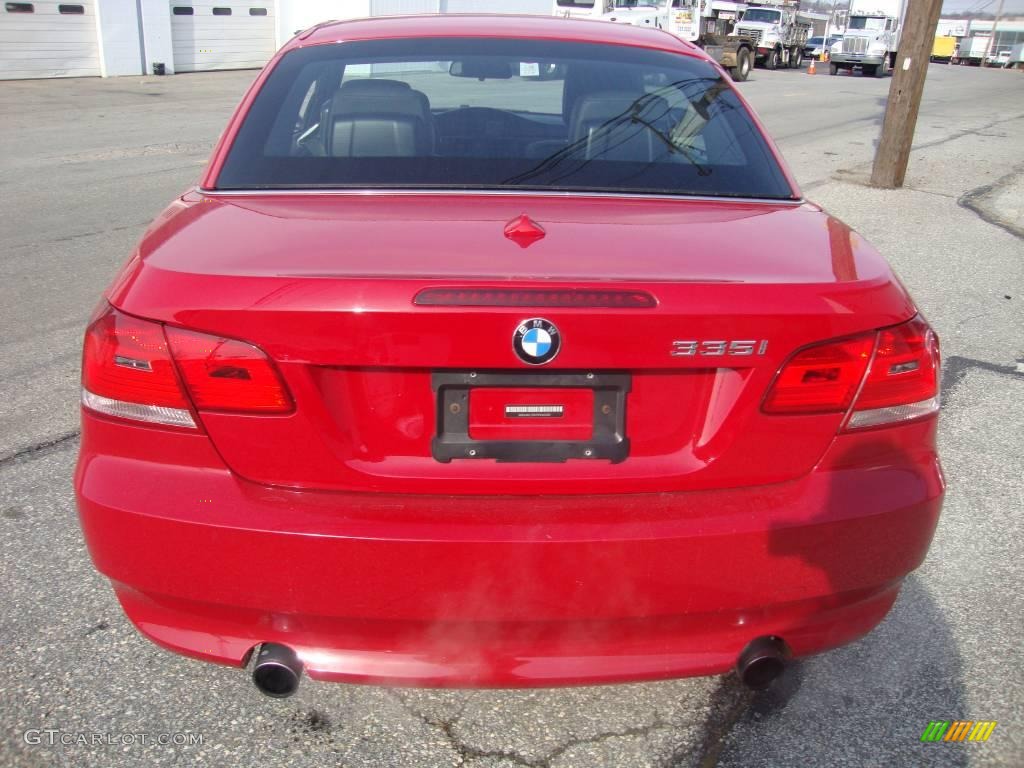 2007 3 Series 335i Convertible - Crimson Red / Black photo #8