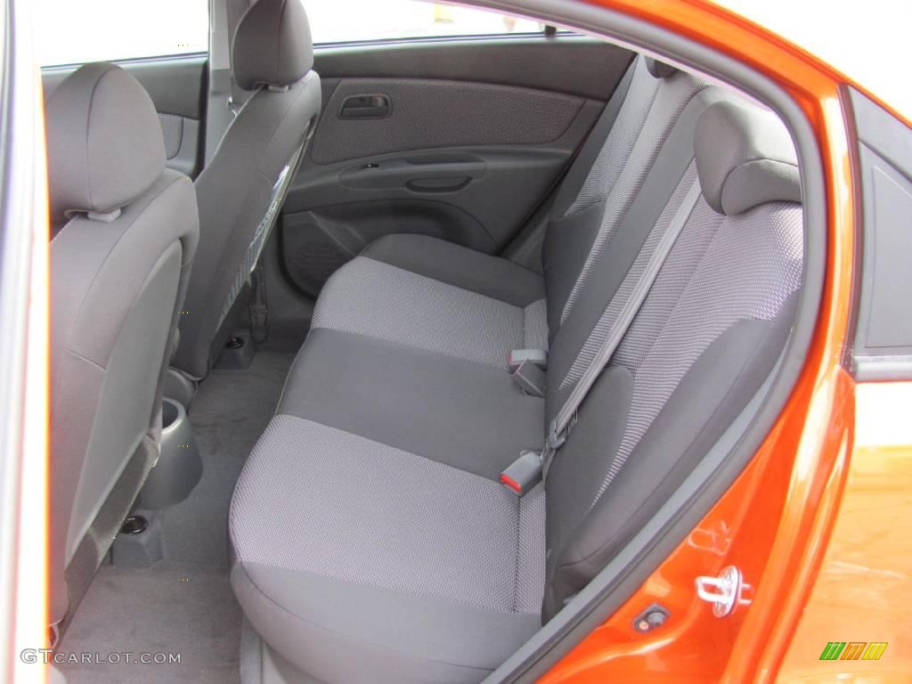 2009 Rio Rio5 LX Hatchback - Sunset Orange / Gray photo #7