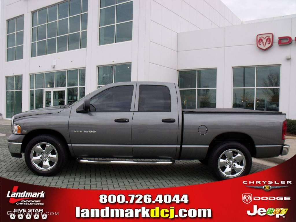 2005 Ram 1500 SLT Quad Cab - Mineral Gray Metallic / Dark Slate Gray photo #2
