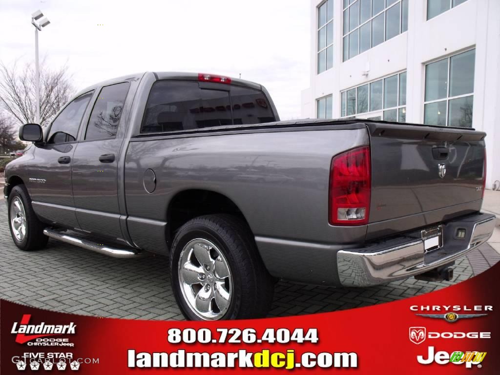 2005 Ram 1500 SLT Quad Cab - Mineral Gray Metallic / Dark Slate Gray photo #3