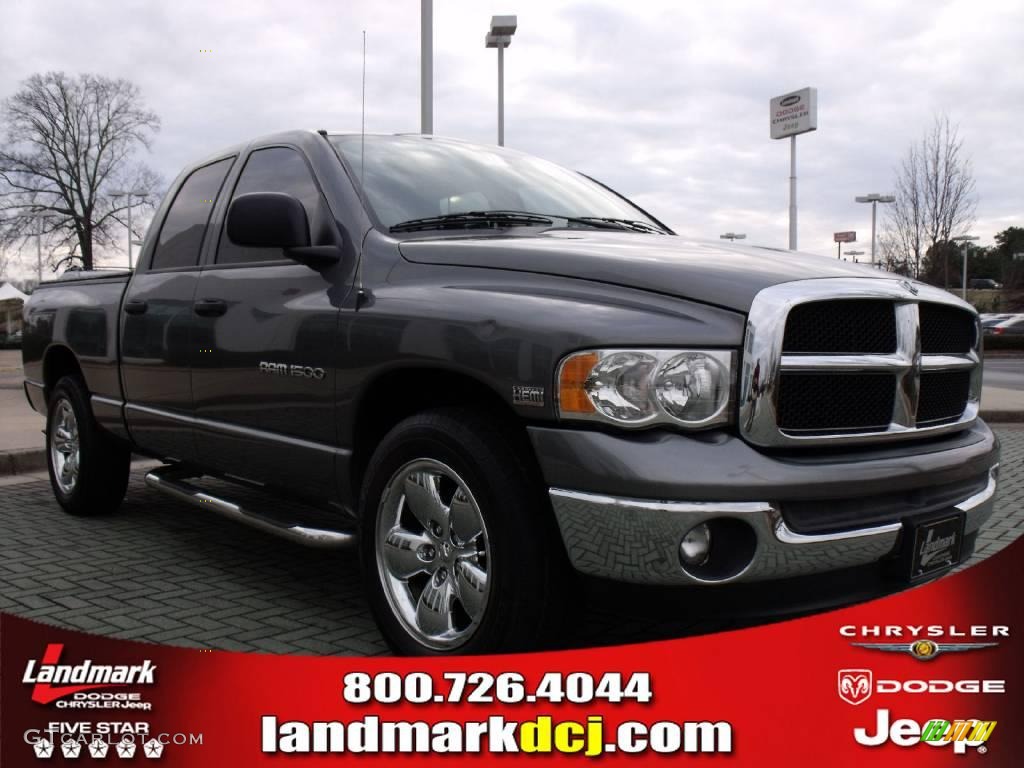 2005 Ram 1500 SLT Quad Cab - Mineral Gray Metallic / Dark Slate Gray photo #7