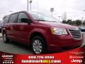 2009 Inferno Red Crystal Pearl Chrysler Town & Country LX  photo #7