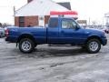 2007 Vista Blue Metallic Ford Ranger XLT SuperCab 4x4  photo #6